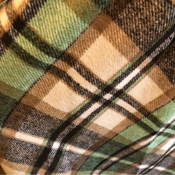 Vintage 70s style plaid lined long wool‎ blend skirt - Picture 9 of 9